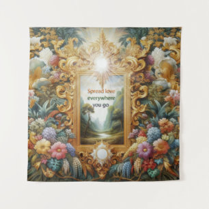 Metaphysische zeitlose spirituelle Fantasy Themes Wandteppich