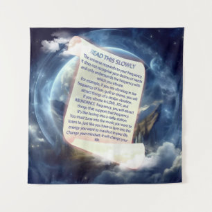 Metaphysische zeitlose spirituelle Fantasy Themes Wandteppich