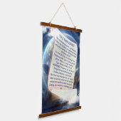 Metaphysische zeitlose spirituelle Fantasy Themes Wandteppich Mit Holzrahmen (Gewinkelt)