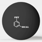 Metaphysischer Spaß Ping Pong Ball Tischtennisball (Rückseite)