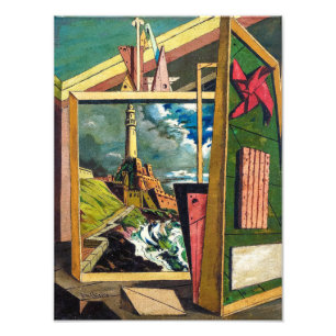 Metaphysisches Interieur 1917 Giorgio de Chirico Fotodruck