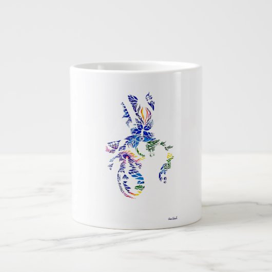 Metaphysisches Portrait Jumbo-Tasse (Vorderseite)