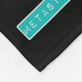 Metastasierte Brustkrebserkrankung Fleecedecke (Ecke)