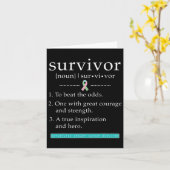 Metastasierte Brustkrebserkrankung Karte (Gelbe Blume)