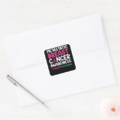 Metastasierte Brustkrebserkrankung Quadratischer Aufkleber (Umschlag)