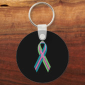 Metastasierte Brustkrebserkrankung Schlüsselanhänger (Rückseite)