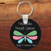 Metastasierte Brustkrebserkrankung Schlüsselanhänger (Vorderseite)