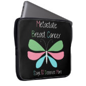 Metastasierter Brustkrebs - Advocacy und Support Laptopschutzhülle (Vorne Rechts)