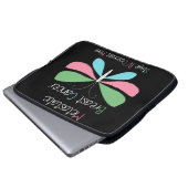 Metastasierter Brustkrebs - Advocacy und Support Laptopschutzhülle (Vorne Knopf)