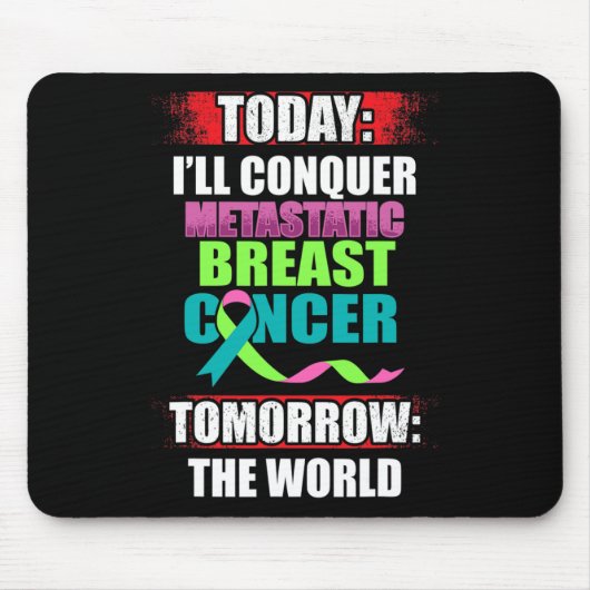 Metastasierter Brustkrebs-Bewusstsein für den Beat Mousepad (Vorne)
