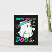 Metastasierter Brustkrebs ist ein boomfähiges Hall Karte (Vorderseite)