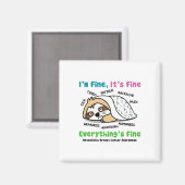 Metastasiertes Brustkrebs Bewusstsein, dass ich gu Magnet (Vorderseite/Rückseite)