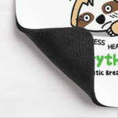 Metastasiertes Brustkrebs Bewusstsein, dass ich gu Mousepad (Ecke)