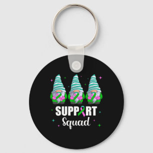 Metastatic Breast Cancer Awareness Shirt Gnome Sup Schlüsselanhänger