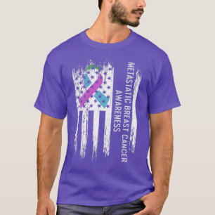 Metastatic Breast Cancer Awareness Warrior 2267 T-Shirt