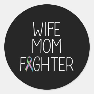 Metastatic Breast Cancer Ehefrau Awareness Survivo Runder Aufkleber