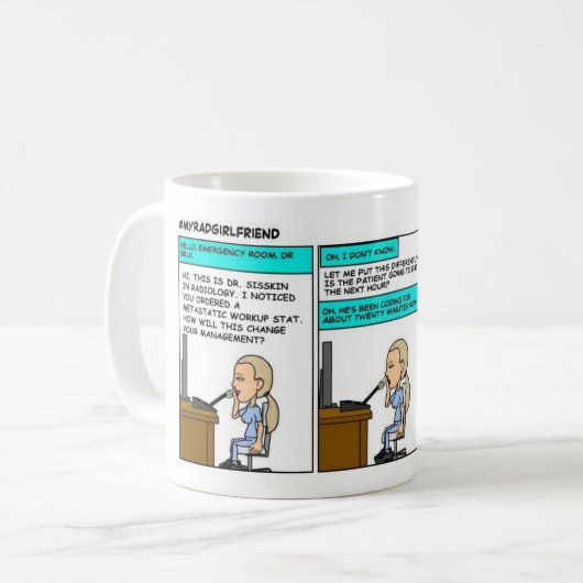 Metastatischer Workup-Notfall Kaffeetasse (Vorderseite Links)