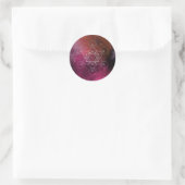 Metatron arcangel zen runder aufkleber (Tasche)