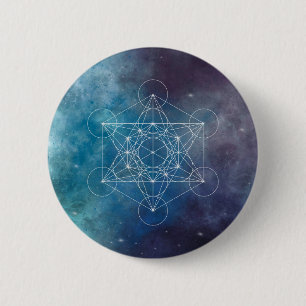 Metatron, Chakra, Zen, heilige Geometrie, Engel Button