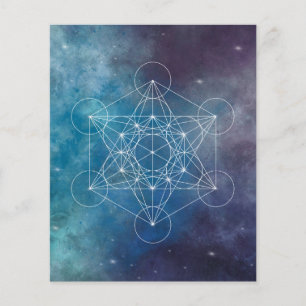 Metatron, Chakra, Zen, heilige Geometrie, Engel Flyer