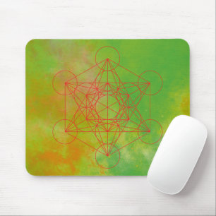 Metatron, Chakra, Zen, heilige Geometrie, Engel Mousepad