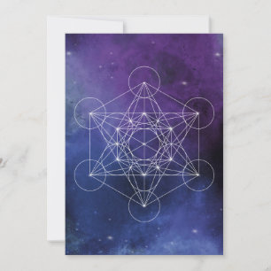 Metatron, Chakra, Zen, heilige Geometrie, Geometri Einladung