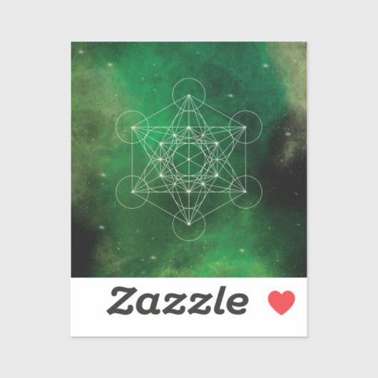 Metatron, chakra,zen,sacred geometric, angel aufkleber (Blatt)