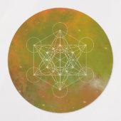 Metatron, chakra,zen,sacred geometric, angel, etiketten (Design 1)
