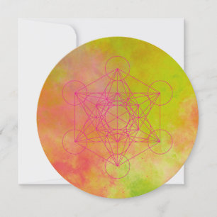 Metatron, chakra,zen,sacred geometric, angel, feiertagskarte