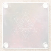 Metatron, chakra,zen,sacred geometric, angel glasuntersetzer (Rückseite)