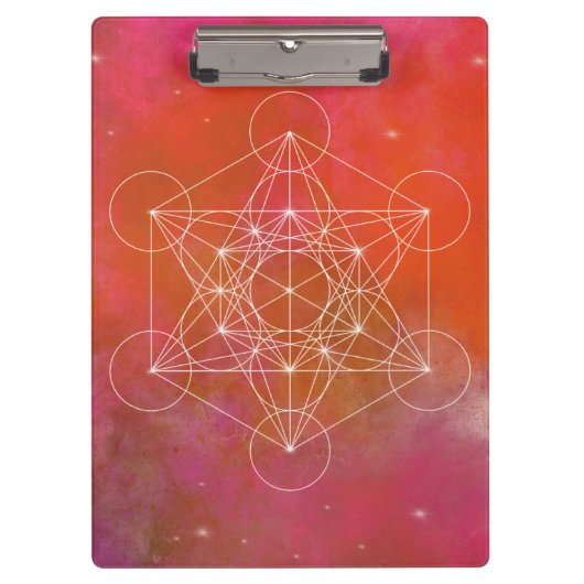 Metatron, chakra,zen,sacred geometric, angel, klemmbrett (Vorderseite)
