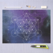 Metatron, chakra,zen,sacred geometric, geometry, seidenpapier (Handwerk)