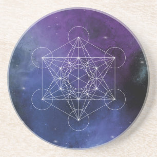 Metatron, Chakra, Zen, sakrale geometrische, geome Getränkeuntersetzer
