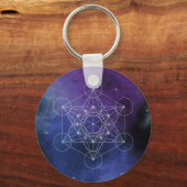 Metatron, Chakra, Zen, sakrale geometrische, geome Schlüsselanhänger (Vorderseite)