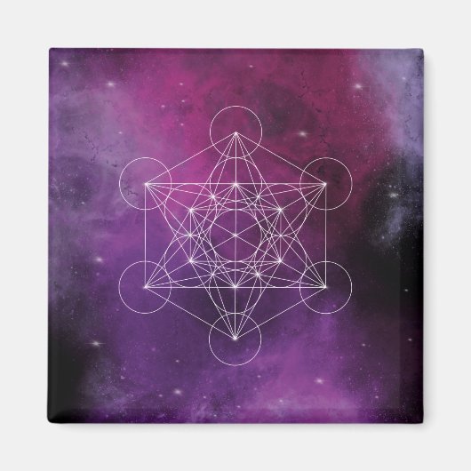Metatron, Chakra, Zen, sakrale geometrische, Magnet (Vorne)