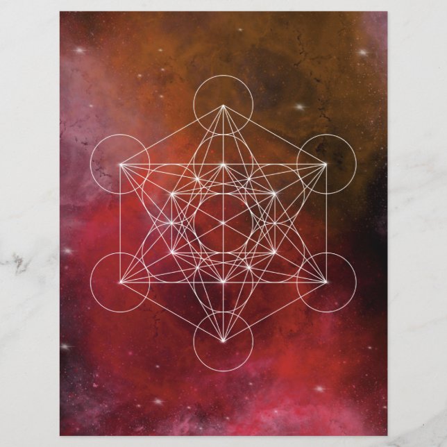 Metatron, Chakra, Zen, sakraler geometrischer, Eng (Vorderseite)