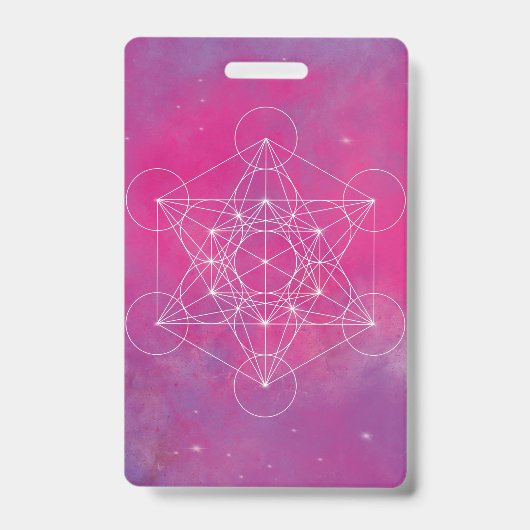 Metatron, Chakra, Zen, sakraler geometrischer, Eng Ausweis (Vorderseite)
