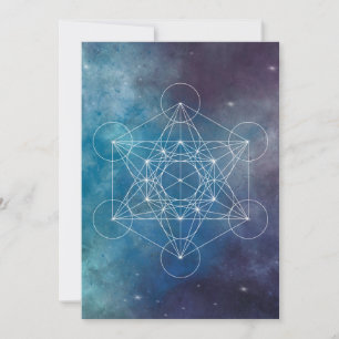 Metatron, Chakra, Zen, sakraler geometrischer, Eng Einladung