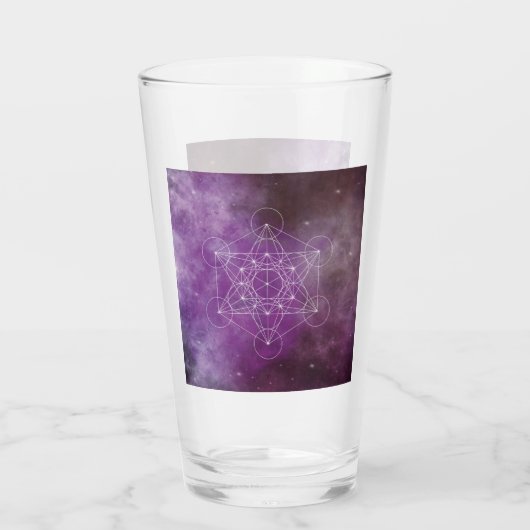 Metatron, Chakra, Zen, sakraler geometrischer, Eng Glas (Rückseite)