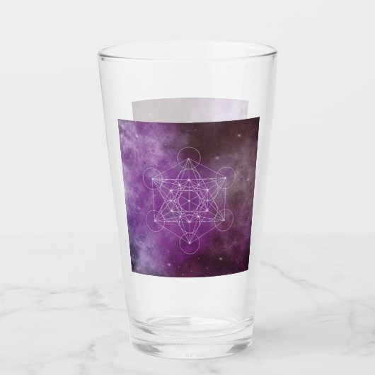 Metatron, Chakra, Zen, sakraler geometrischer, Eng Glas (Vorderseite)