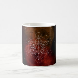 Metatron, Chakra, Zen, sakraler geometrischer, Eng Kaffeetasse
