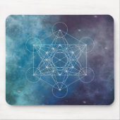 Metatron, Chakra, Zen, sakraler geometrischer, Eng Mousepad (Vorne)