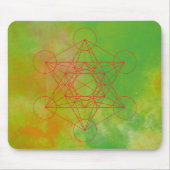 Metatron, Chakra, Zen, sakraler geometrischer, Eng Mousepad (Vorne)