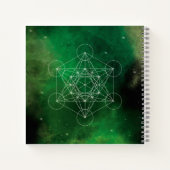 Metatron, Chakra, Zen, sakraler geometrischer, Eng Notizblock (Rückseite)
