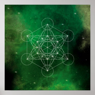 Metatron, Chakra, Zen, sakraler geometrischer, Eng Poster