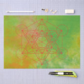 Metatron, Chakra, Zen, sakraler geometrischer, Eng Seidenpapier (Handwerk)