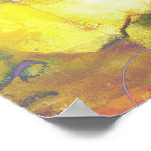 Metatron Colorscape Mandala Art Poster (Ecke)