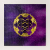 Metatron-Cube - Heilige Geometrie Puzzle (Horizontal)