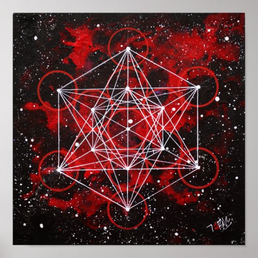 Metatron Cube Poster (Vorne)