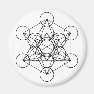 Metatron Cube Sacred Geometry Magnet